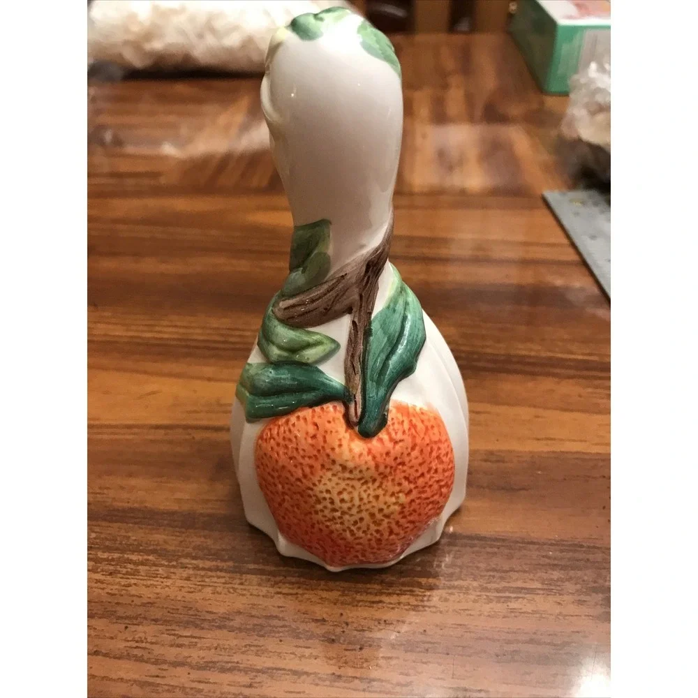 Vintage Florida‎ Oranges Souvenir Bell Porcelain Marked HZ